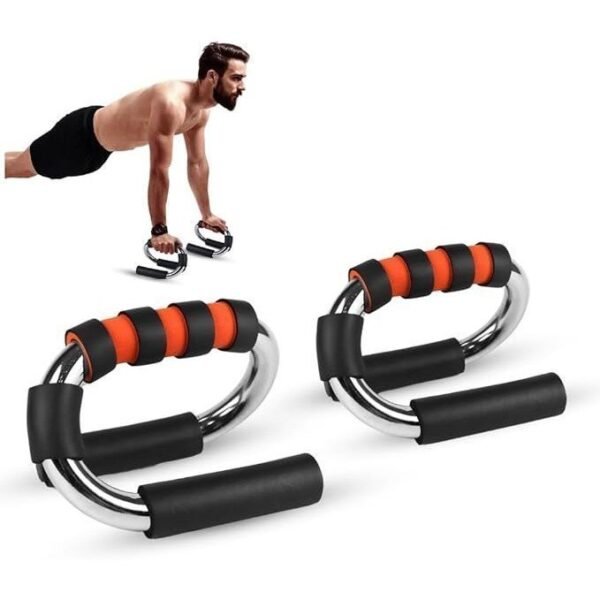 S-Shaped Push Up Bars - Pushup Handles for Men and Women