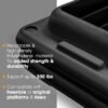 Aerobic Risers for Step Platform - 16 x 16 x 2.2 in, Black (A pair) - Image 3
