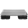 Circuit Size Grey Aerobic Platform and Four Original Black Risers Included with 4”, 6”, and 8”